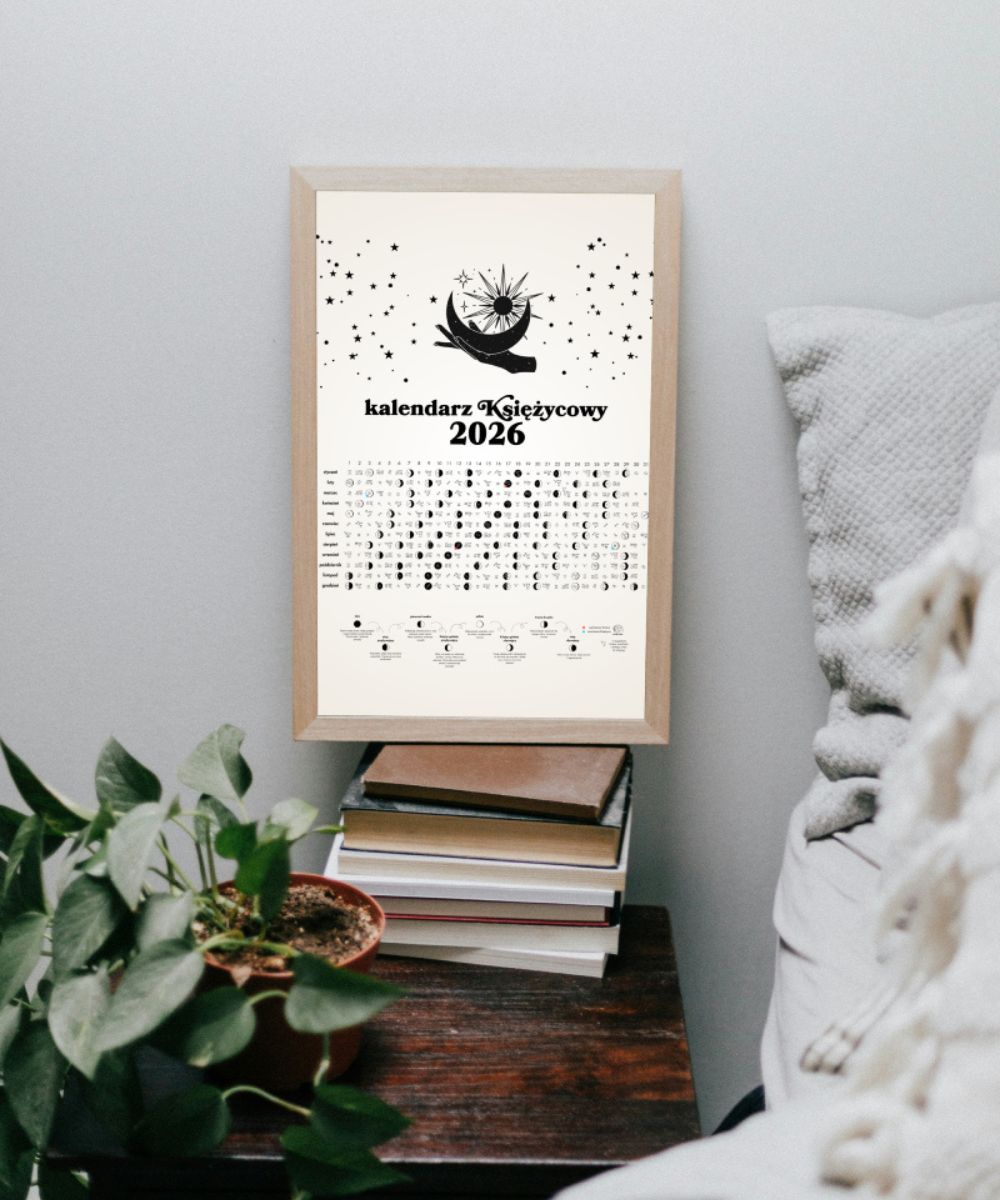 kalendarz z fazami księżyca na 2026